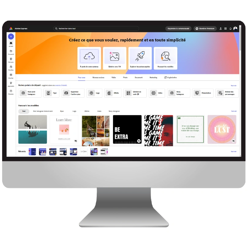 Création Graphique avec Adobe Express